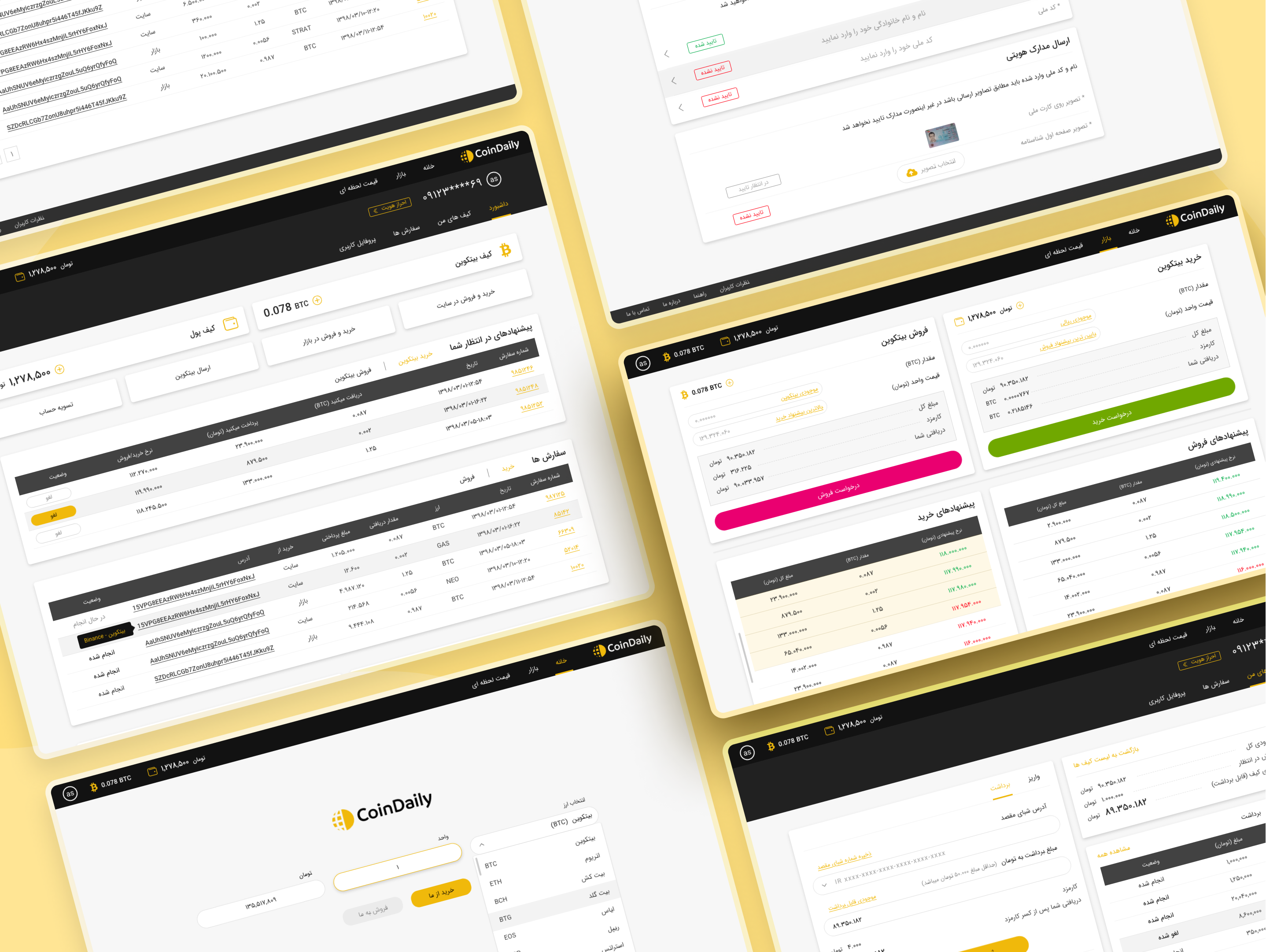 Crypto Exchange Platform adobe xd binance bitcoin crypto exchange web design