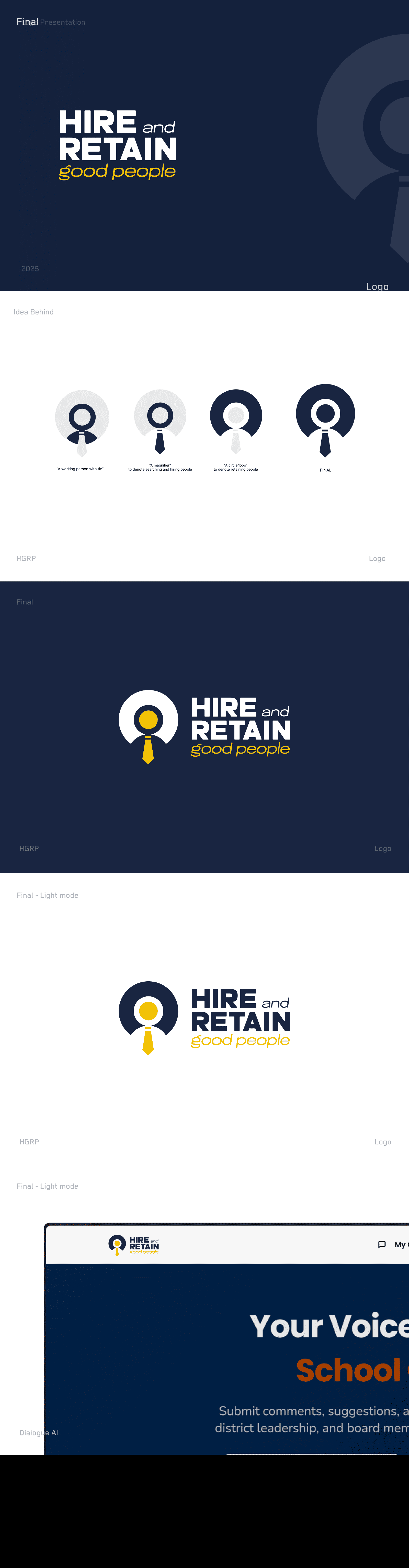 HGRP — Hire and Retain Good People · Brand Identity craxinno craxinnotechnologies design figma design illustration landing page software development ui ux website design