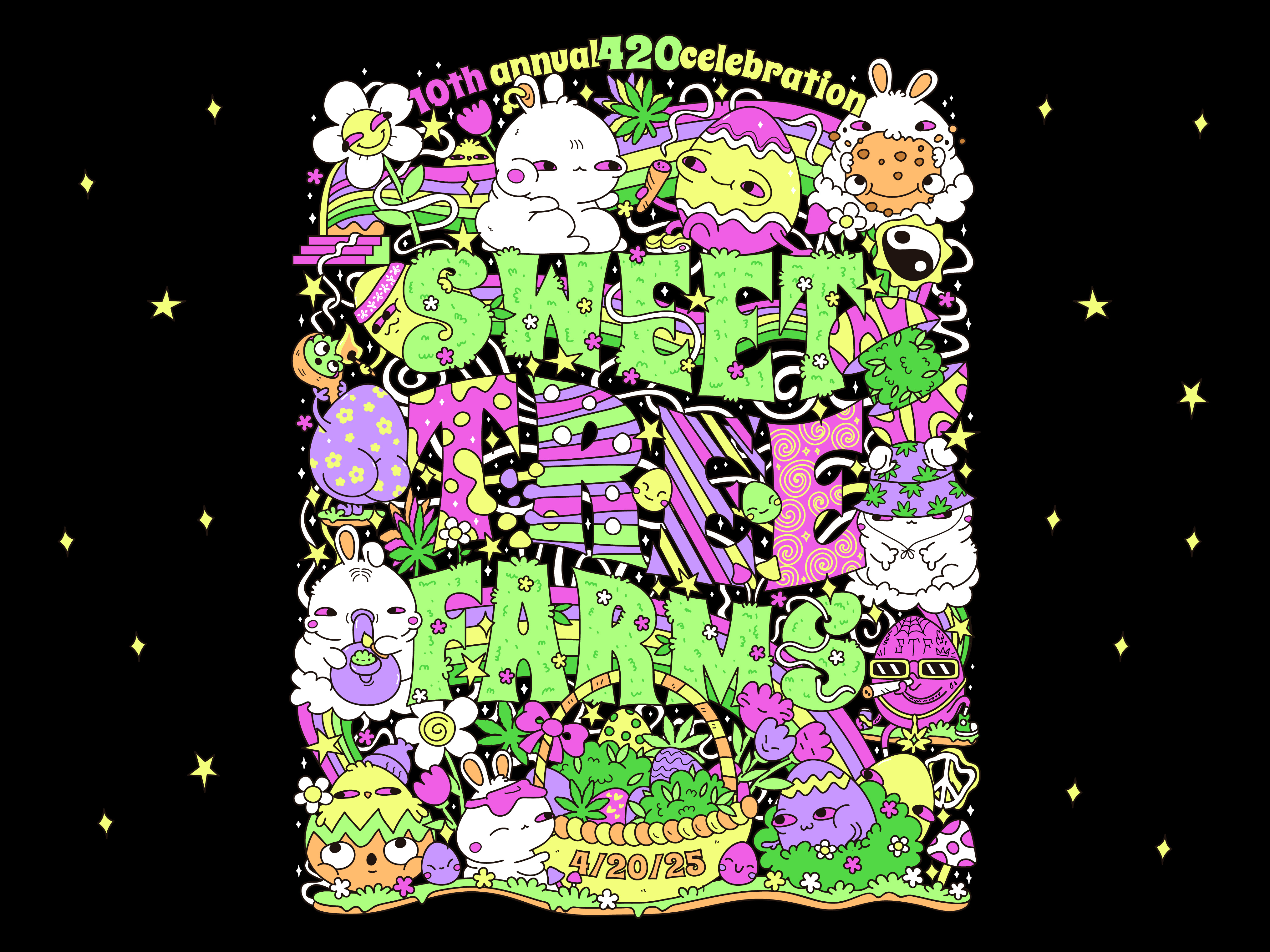 Example of Streetwear T Shirt Illustration