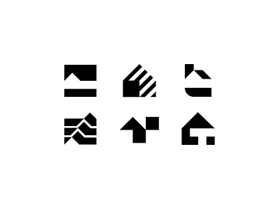 Houses brand collateral brand identity brand messaging branding building building supply construction house housing identity logo maintenance mark negative space symbol visual identity