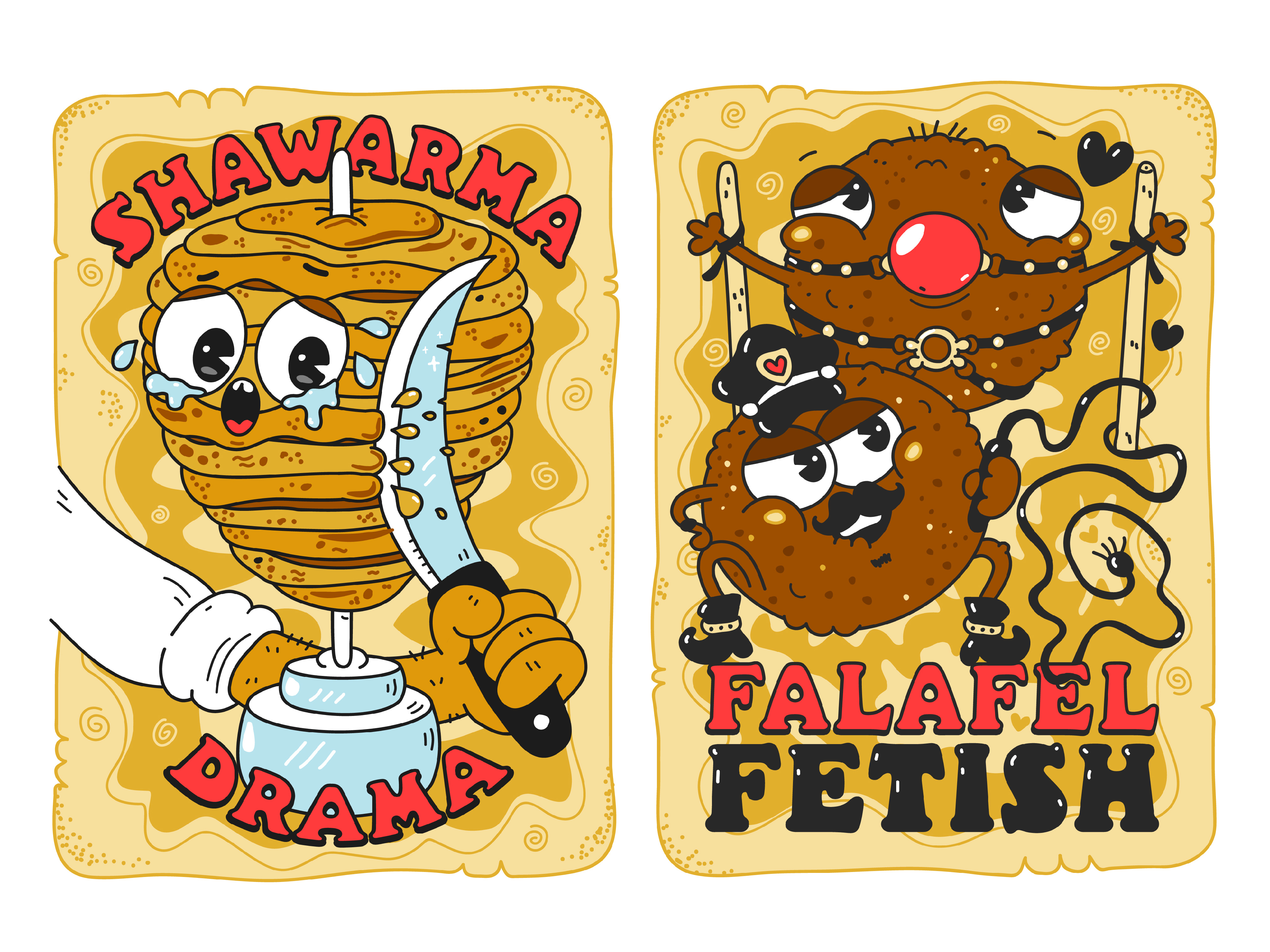 Example of Food Packaging Illustration
