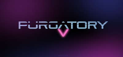Mass Effect 3 Purgatory Logo art blue cyberpunk design digital art game gaming graphic design logo mass effect pink purple video game