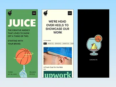 Creative Agency UI – Portfolio Experience branding ui clean ui creative agency digital agency freelance designer landing page minimal design mobile ui mobile website modern ui portfolio website product design responsive design startup website typography design ui inspiration ui ux design web design website inspiration