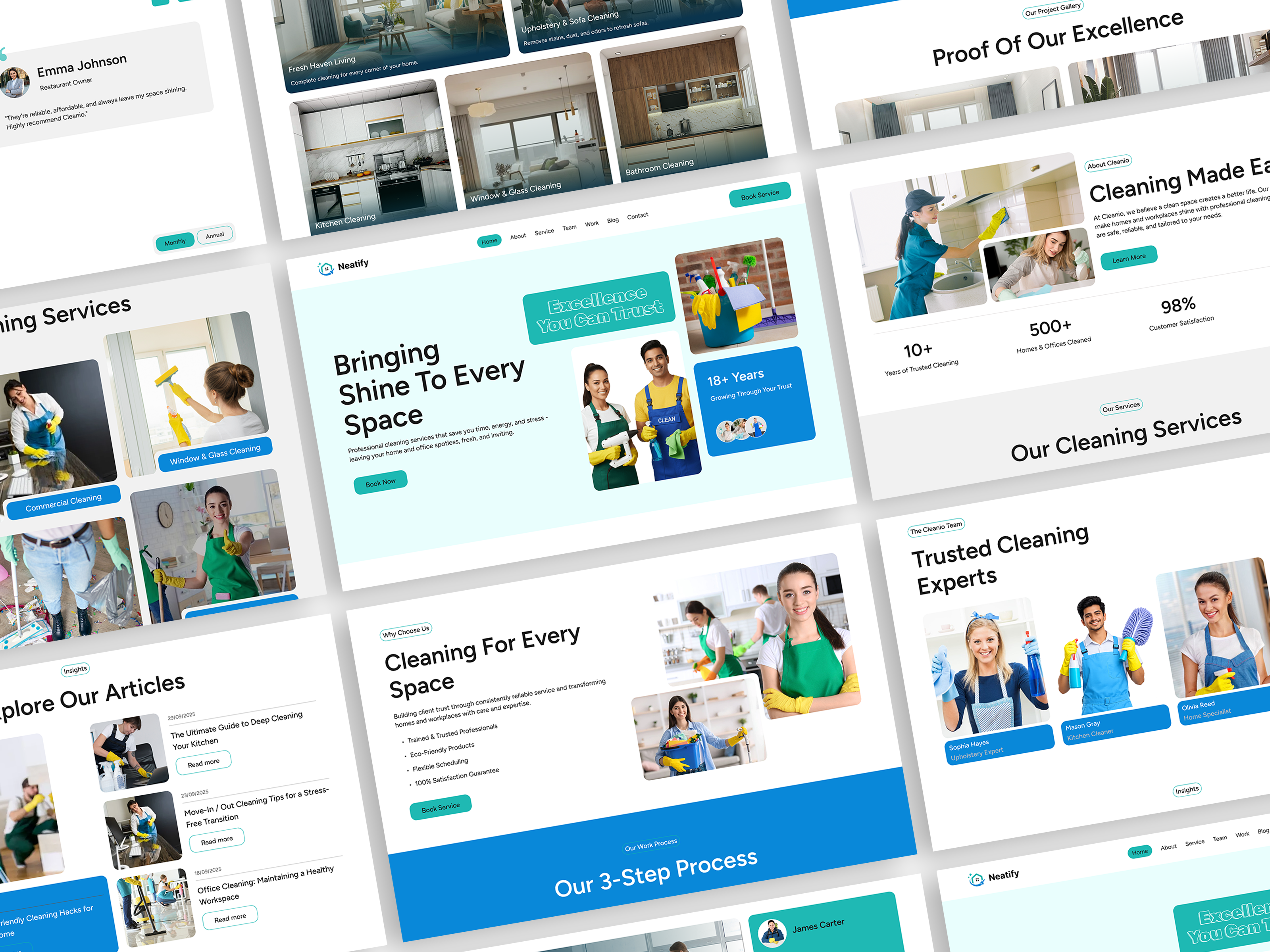 App & Web UI for service-based businesses branding graphic design logo ui