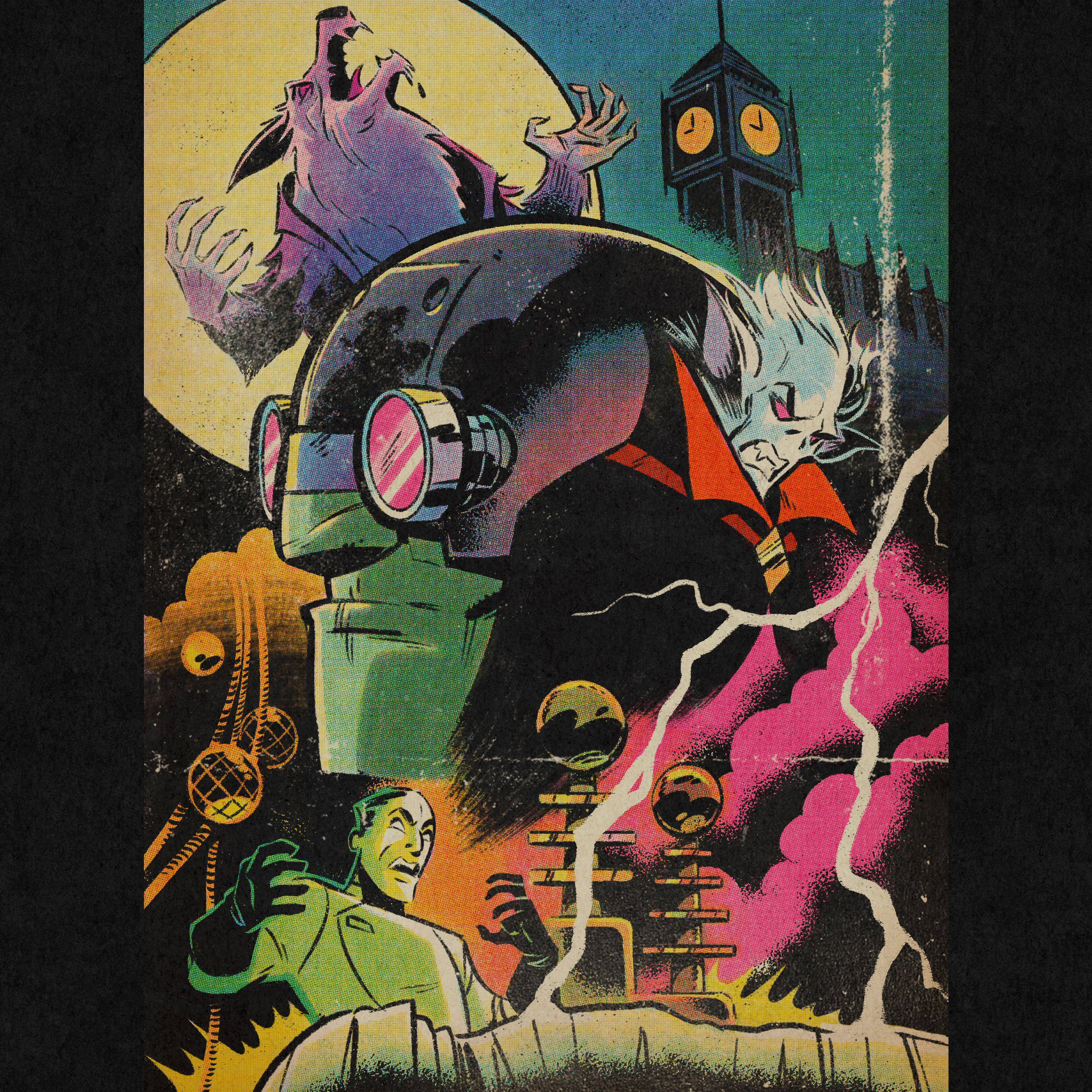 Inspector Von Ghoul classiccomicart classichorror comicbook comicbookart comics coverart dracula franenstein illustration pulpfiction retroart retrocomic retrohorrorcomic retroscifi scifi vintagecomic vintagecomics