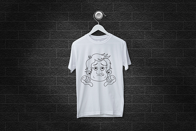 I will design simple carton t-shirt design for you childrenstory book design graphic design t shirt tshirt