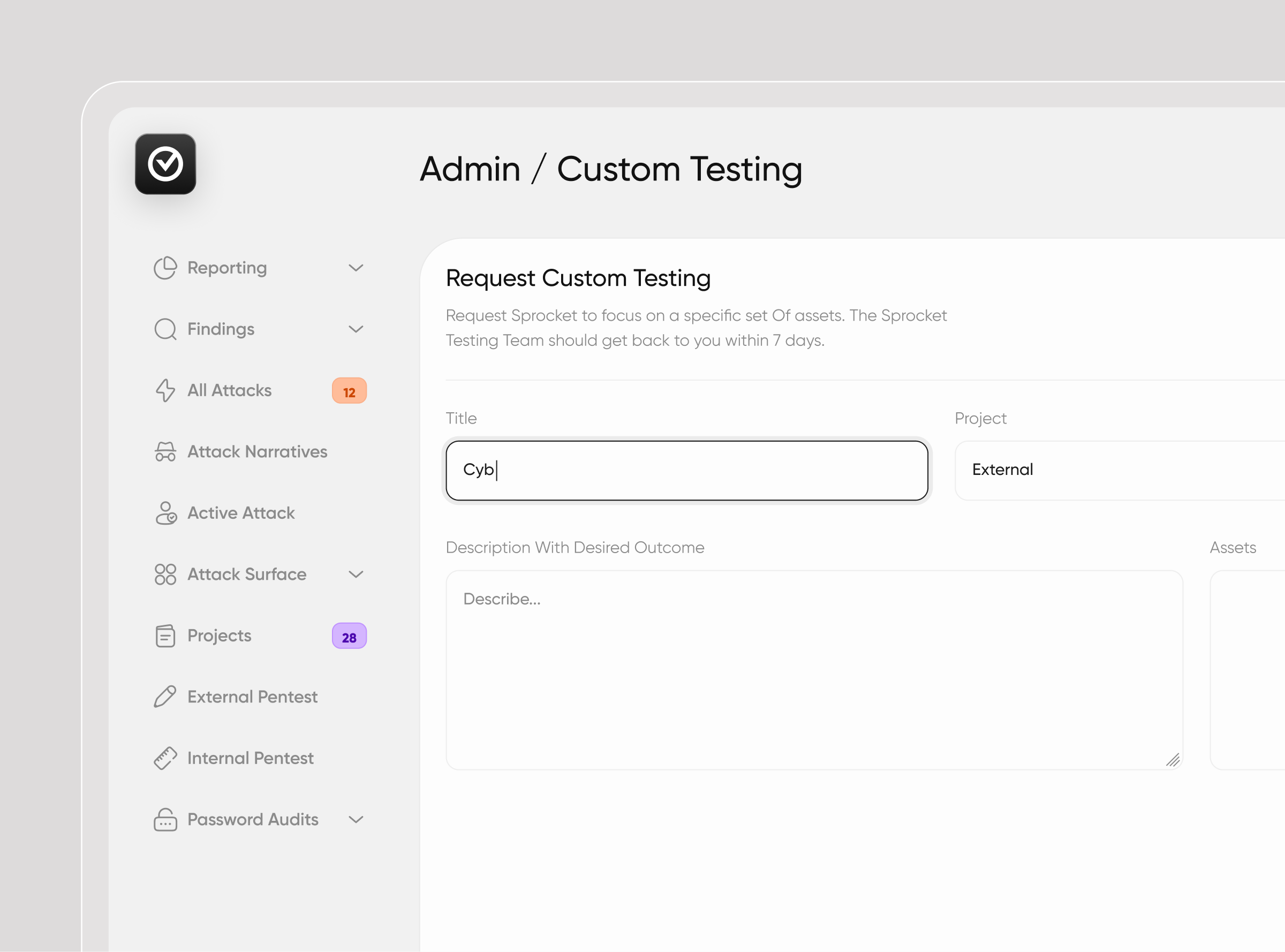 Custom Testing - Cyber Security Dashboard admin admin dashboard custom custom testing cyber security cyber security website dashboard dashboard design dashboard ui data analysis security diagram security systems design testing ui ux ux platfirom uxb2b saas design web dashboard