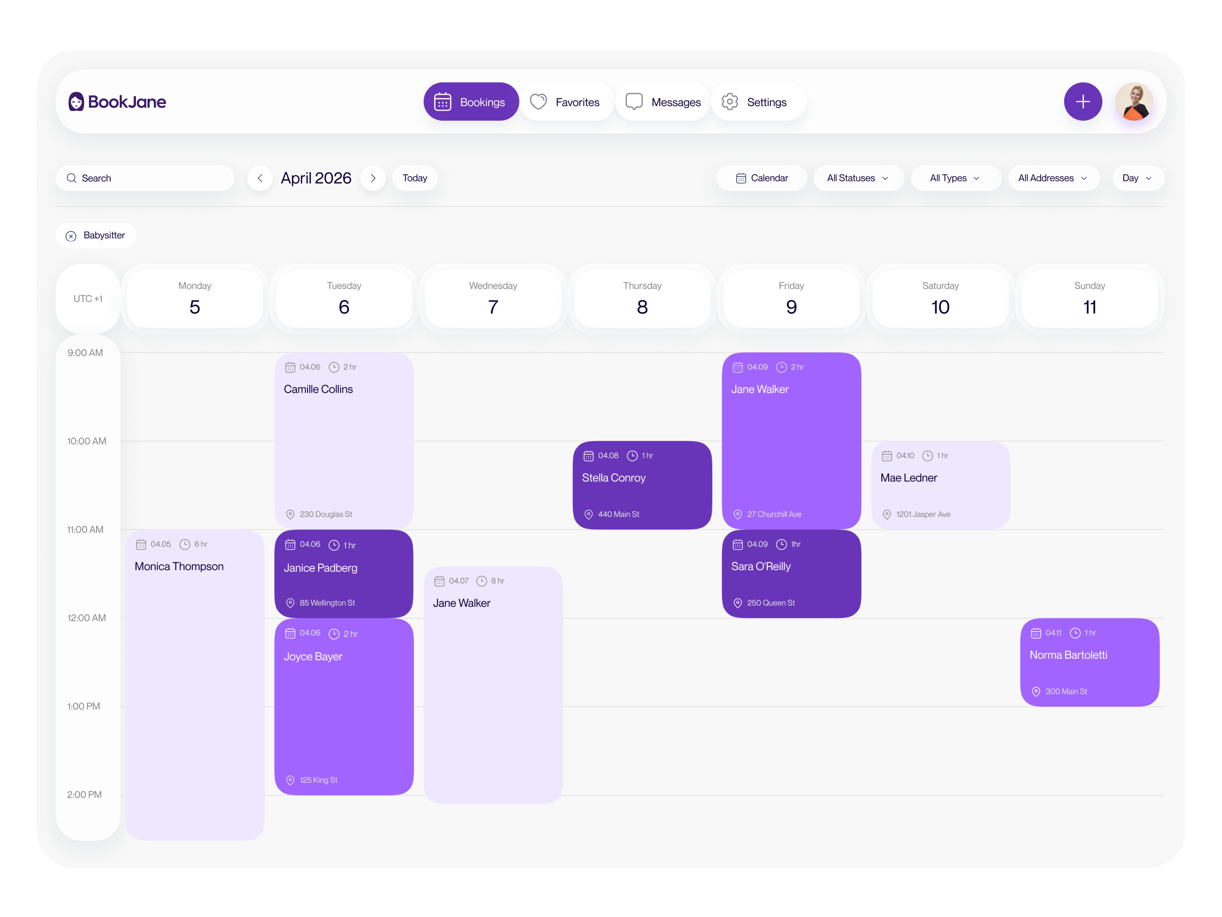 Booking Management — Desktop Calendar UI bokking calendar cleandesign dashboard desktop moderndesign modernui productdesign saas schedule ui ux webapp webdesign
