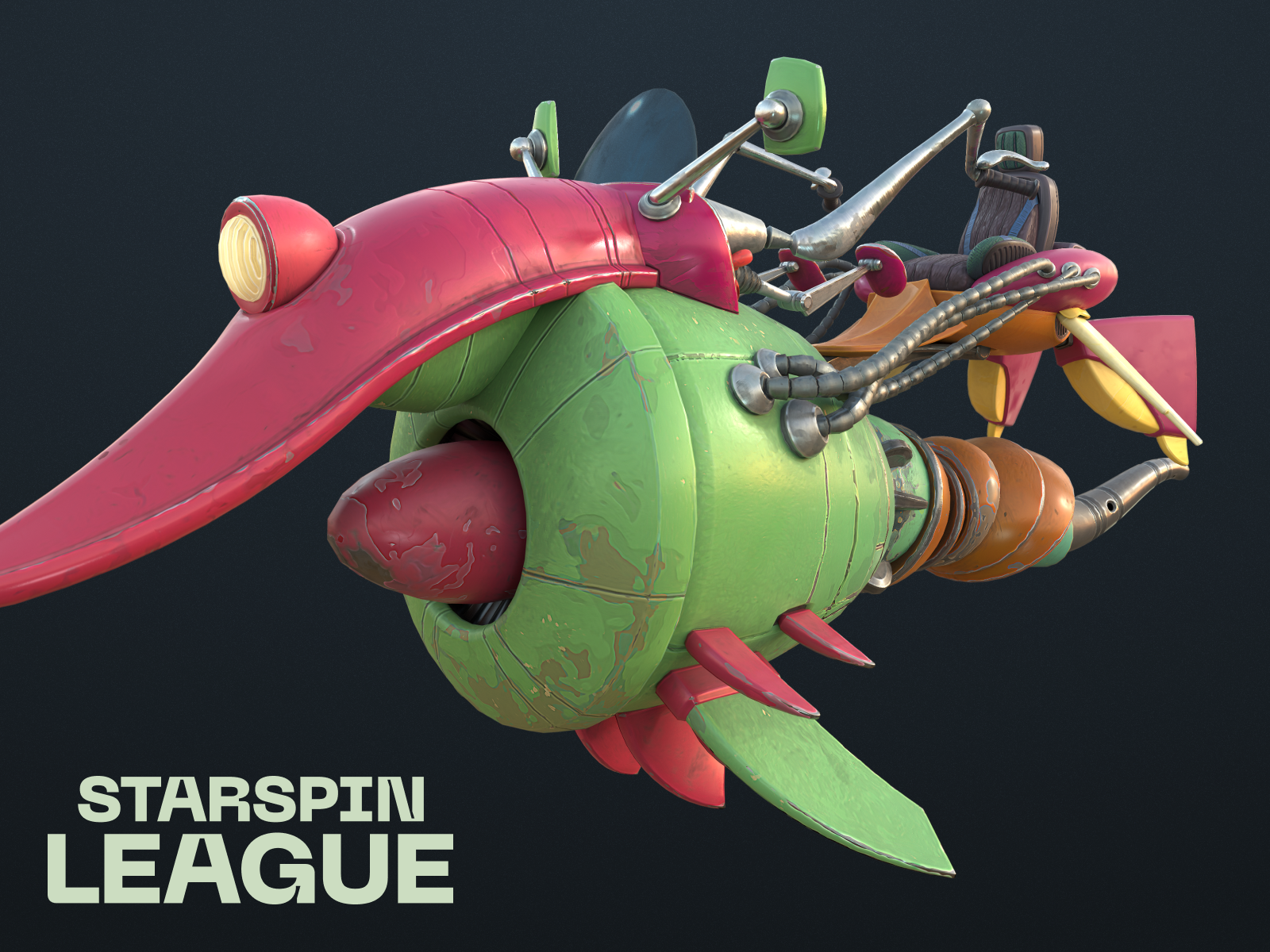 Starspin League - Sci-fi 3D Vehicle 3d 3d art 3d game art 3d modelling 3d vehicle concept art game game art game vehicles games gaming racing sci fi vehicle