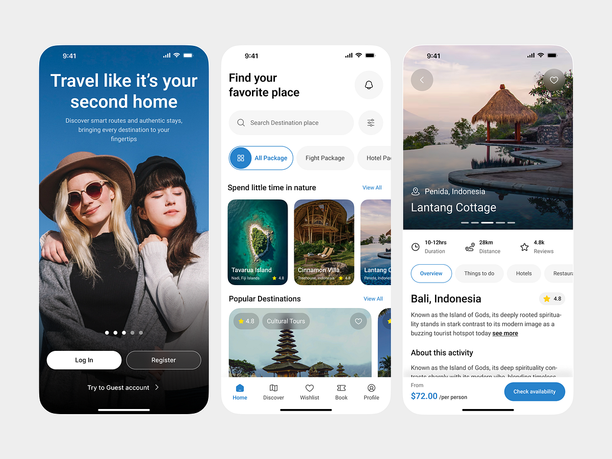 Travel & Destination App