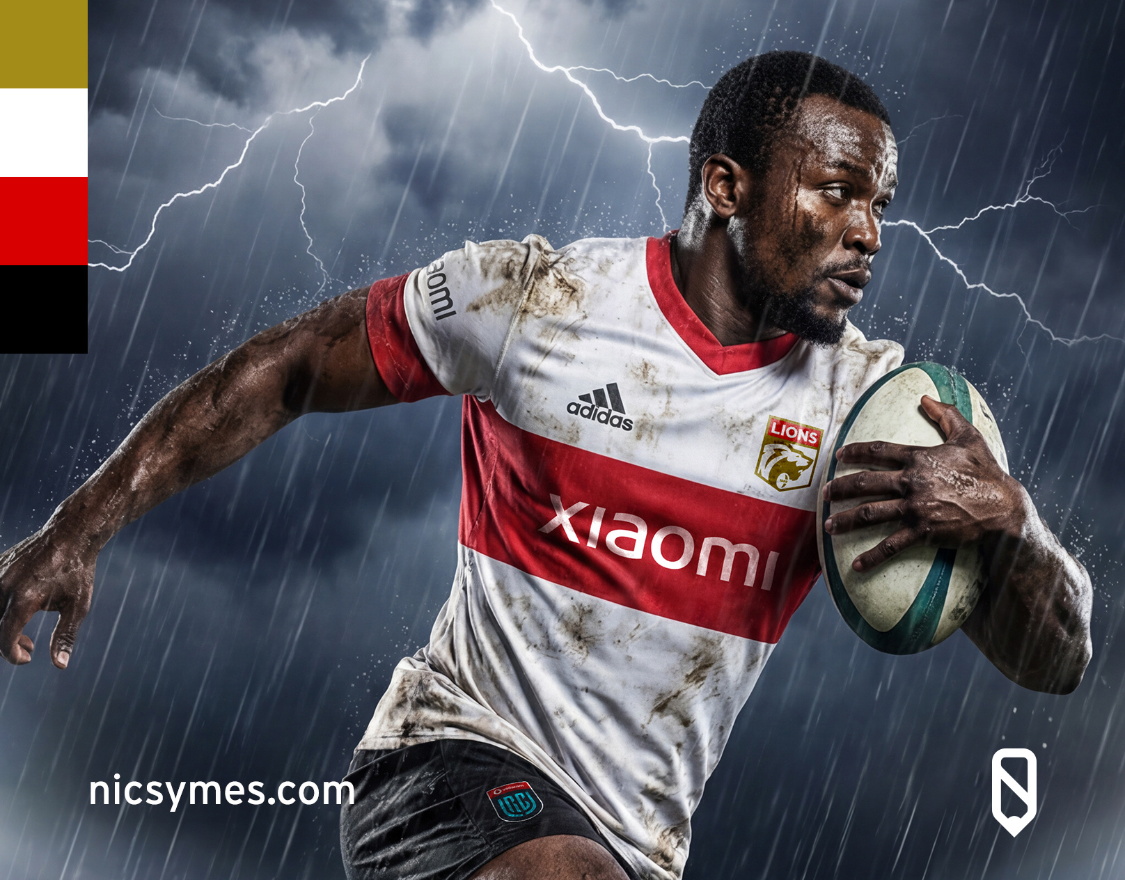 Lions Rugby Concept Rebrand branding design graphic design logo