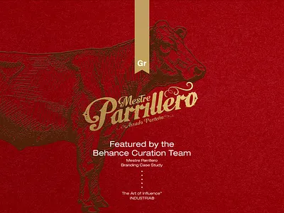 Mestre Parrillero® / Featured by Behance. INDUSTRIA® brand identity branding branding agency creative direction custom typography design studio editorial design food branding graphic design hand lettering illustration industria logo design luxury branding packaging design premium branding restaurant branding vintage branding visual identity wordmark