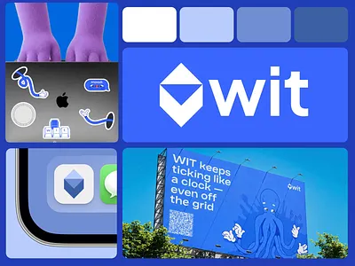 Wit - Finance Mobile App: Logo&Brand Identity Design 3d ai ai app animation app design assistant brand design brand identity branding chatbot design finance fintech app graphic design icon design illustration logo logo design mobile app motion