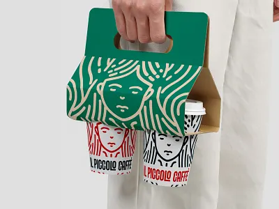 IL PICCOLO CAFFÈ Identity brand designer brand identity branding design studio graphic design identity logo logo design logo designer logo ideas logo identity logo maker logos package package design visual identity