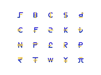 Currency Icons bank banking commerce currency design dollar icon icon set interface ui user interface