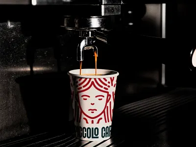 IL PICCOLO CAFFÈ Identity brand designer brand identity branding caffe caffe logo coffeeshop logo coffeshop designer graphic design identity logo designer logo ideas logo identity logo maker visual identity
