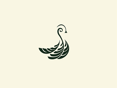 Leafquail animal bird fauna flora forest graphic design leaf logo nature plant quail