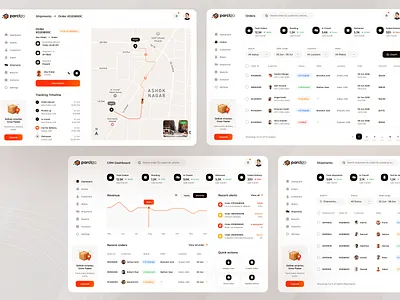 Parcel Delivery CRM Dashboard analytics dashboard cargo courier service crm crm dashboard dashboard design dashboard ui delivery service delivery tracking logistic packing parcel parcel delivery dashboard parcel tracking parclgo shipment shipment management shipping transport transportation