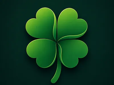 Four cleaf clover logo logo minimaldesign