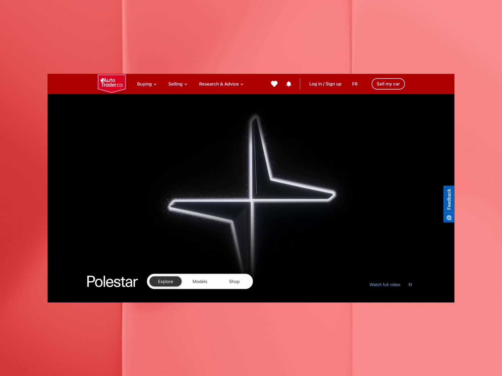 Example of Polestar Premium Car Storefront on AutoTrader