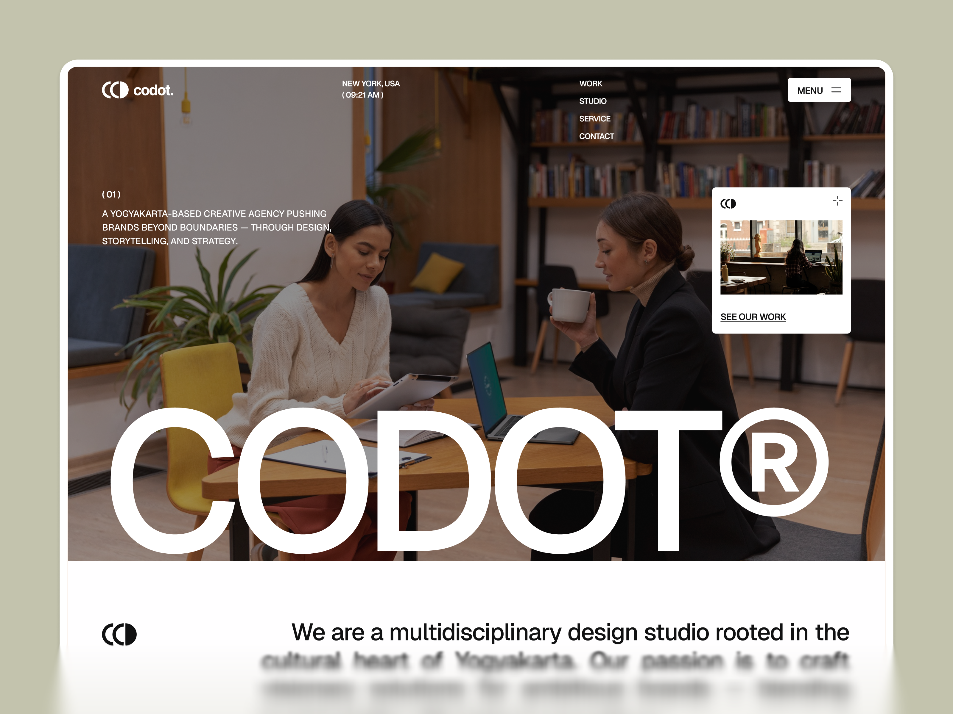 Example of Business Website Design for a Marketing Agency