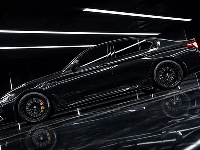 BMW M5 — Dark Garage CGI Concept 3d ai ai art animation cgi design gpt image illustration motion graphics