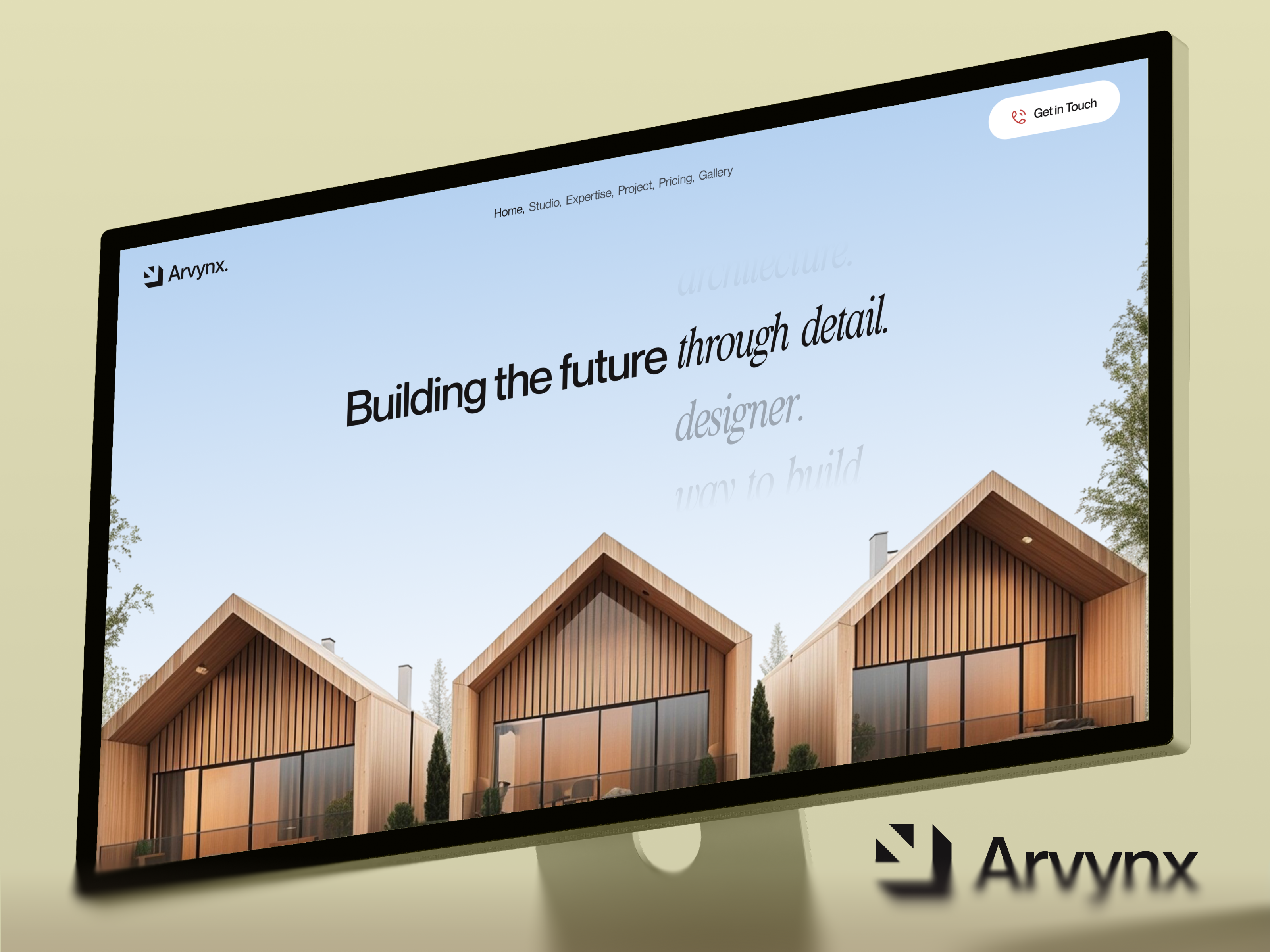 Example of Interior Design & Architect Studio Website Design