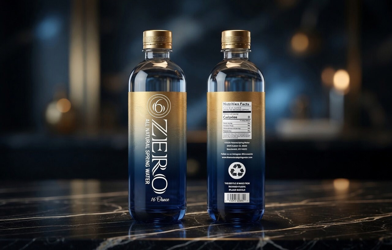 6 Zero Water Label branding design graphic design graphics design label packaging packaging design product packaging