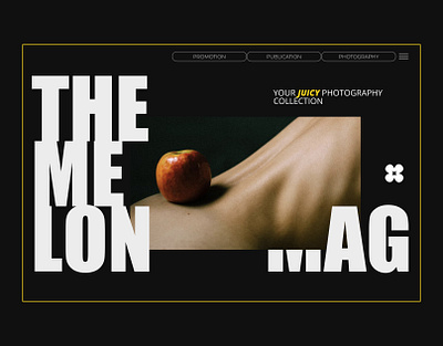 The Melon Magazine Website design figma magazine ui ui ux webdesign website