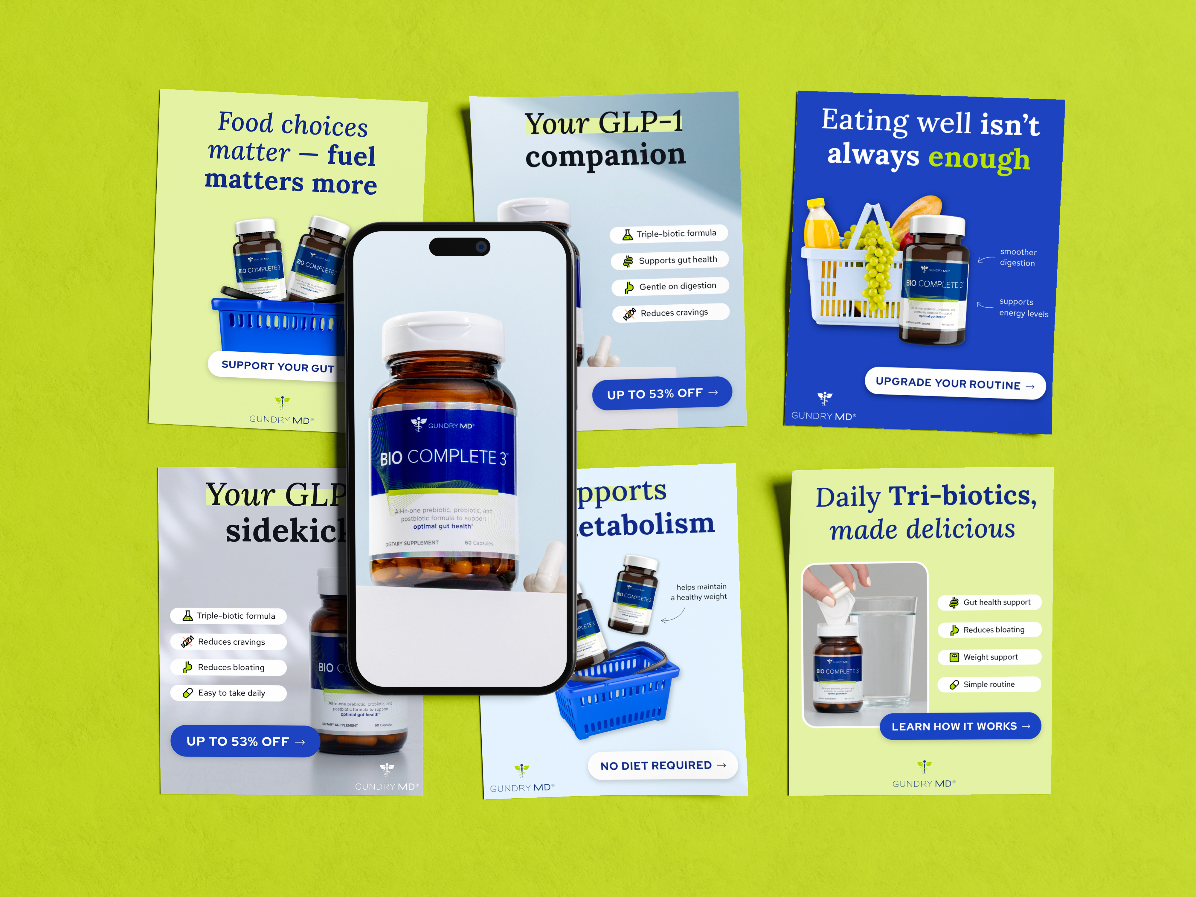 Social Media Advertising Campaign - Dietary Supplement ad advertising design graphic design instagram post social media social media templates