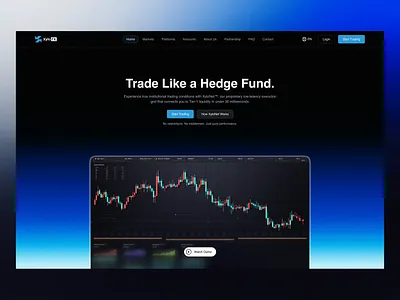 XyloFX - Trading Platform ai trading crypto crypto trading finance financial fintech forex trading future trading hedge fund investment landing page prop trading proprietary startup trading trading broker trading platform uiux web design