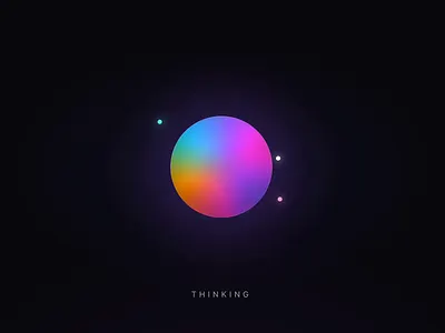 AI orb when you're speaking (CSS animation) animation app app design app icon branding design illustration product design siri ux