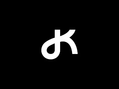 Letter JK Monogram Logo branding design flat graphic design illustrator logo logo design minimal vector