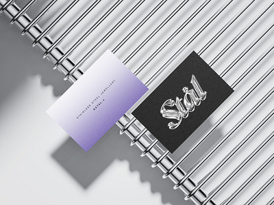 stål Brand Identity brand design branding bussiness cards chrome gradient graphic design identity logo logo design purple visual identity