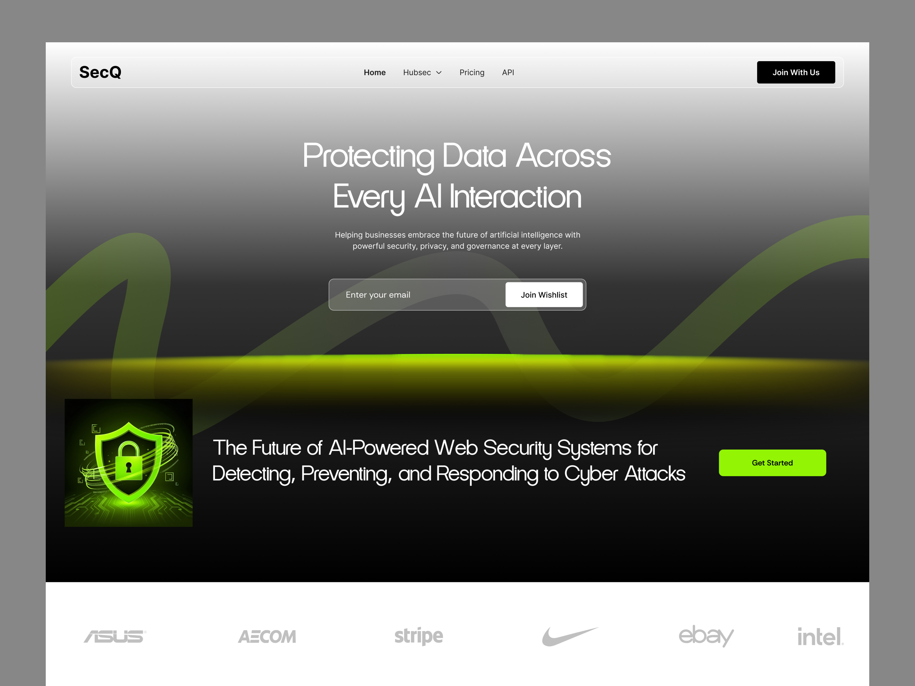 AI Data Security Website UI Design custom web ui custome ui custome website modern website saas website web design web uiux website design website ui website ui design
