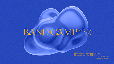 Band Camp 2022 | Brook Hills Worship x Students apparel art branding design social social media