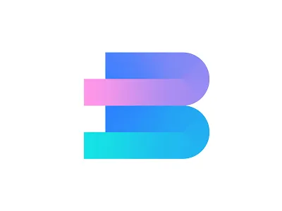 Modern B Logo – Gradient Letter B Monogram Design // For Sale abstract logo b logo b monogram bold logo brand identity branding clean logo colorful logo contemporary logo creative logo geometric logo gradient logo letter b logo logo design minimalist logo modern logo monogram logo professional logo unique logo visual identity