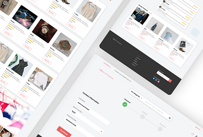 E-Commerce Web App ui ui web design uiux uiux design user interface design web design