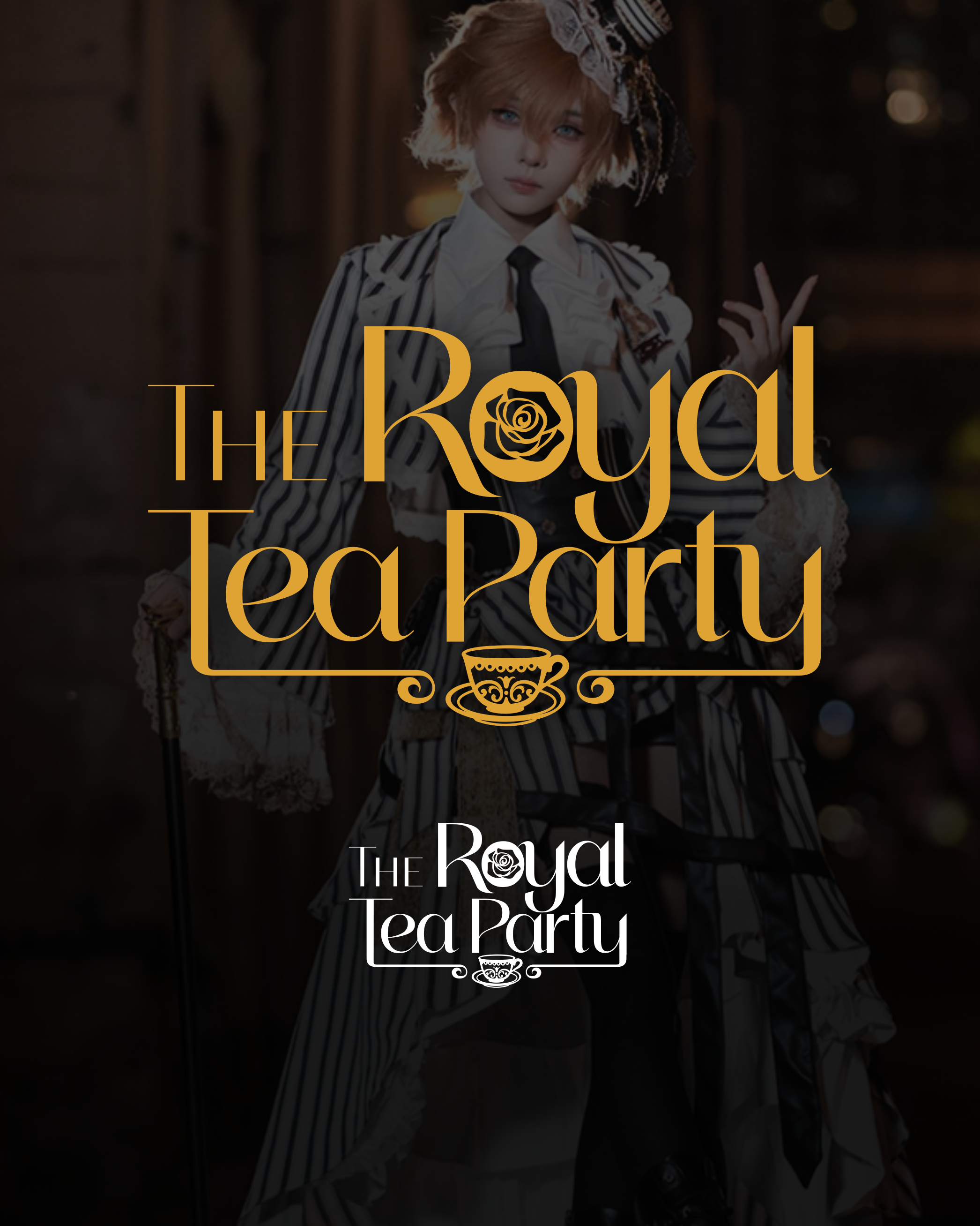 Logo Design for The Royal Tea Party branding commission design fashion freelance work graphic design graphic designer logo logo design logo design branding logo designer ouji typographic typography vector