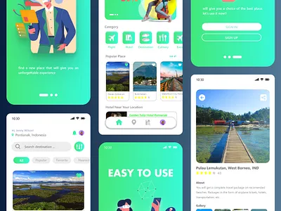 Traveling Made Simple: UI/UX Case Study 📍 app design clean ui minimalist design mobile app travel app ui user interface ux