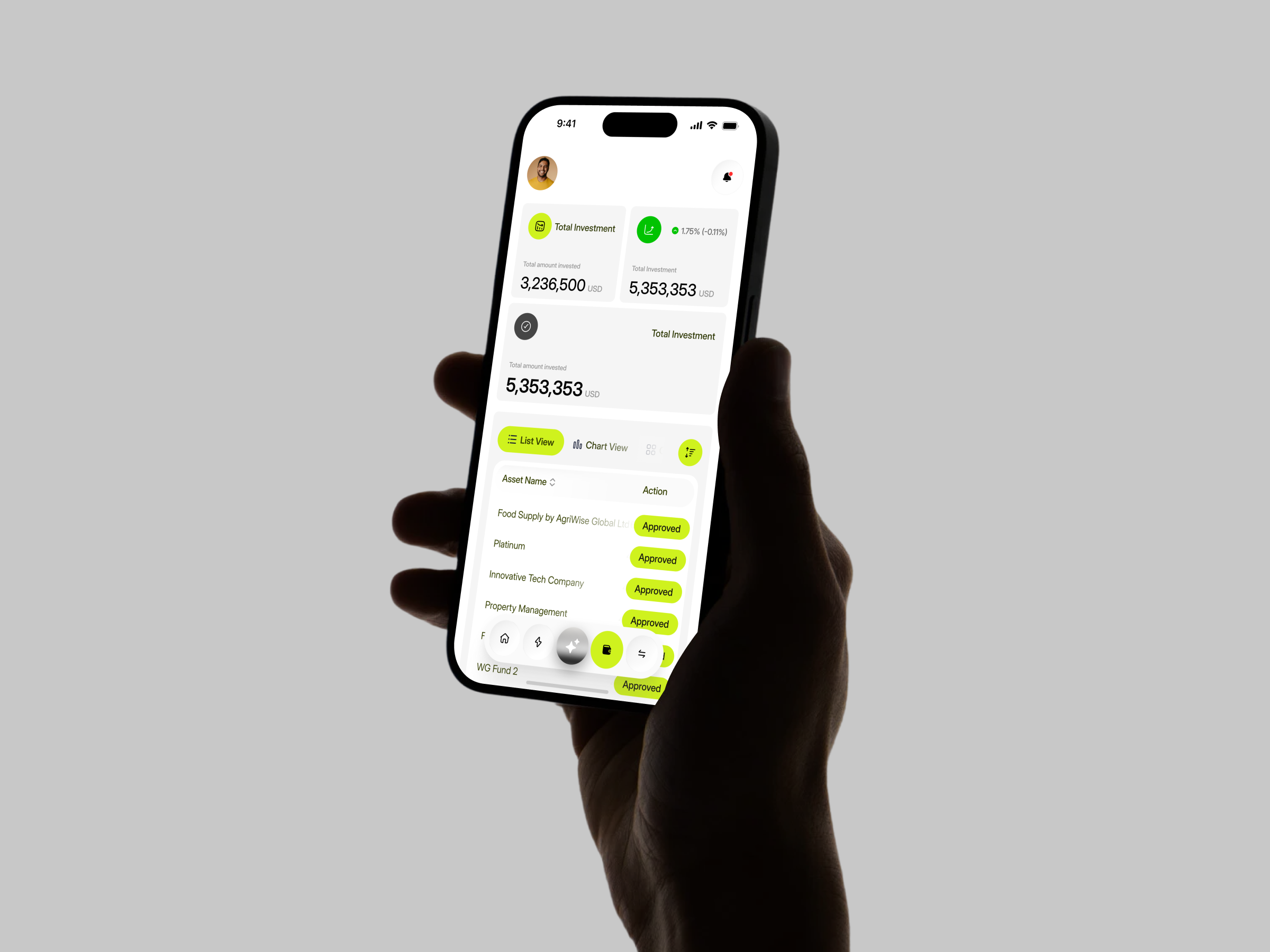 Example of Mobile App UI/UX Design (I Os & Android)