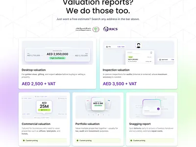 Web UI Design for PropTech clean design design graphic design minimal ui visual design webdesign