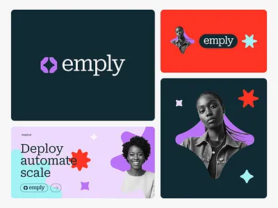 Emply - Brand Sprint abstract logo agent logo ai logo analytics logo automation logo bold logo branding data logo finance logo fintech logo fun logo futurisitc logo growth logo minimal logo saas logo star logo startup logo tech logo web logo workflow logo
