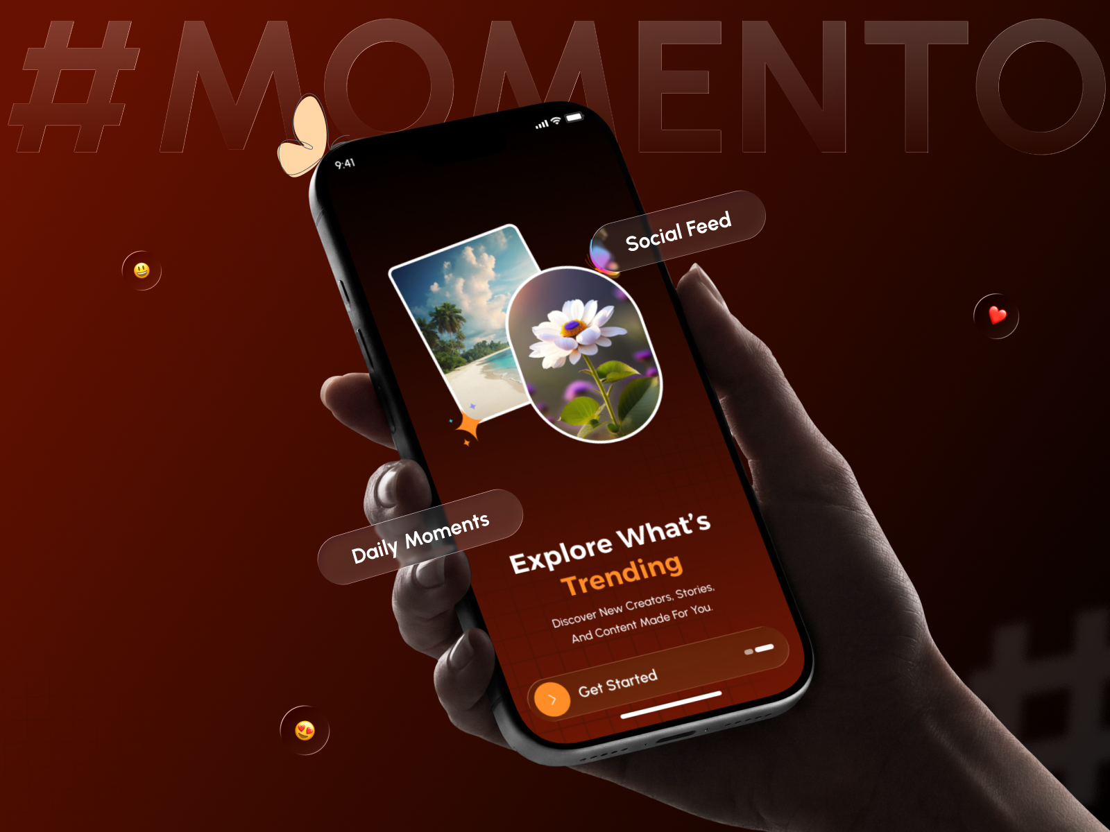 Engaging Social Networking App UI/UX Design app design design social media app ui uiux