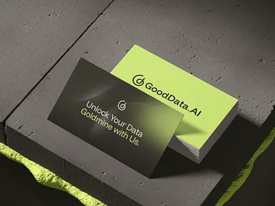 GoodData website & branding business cards