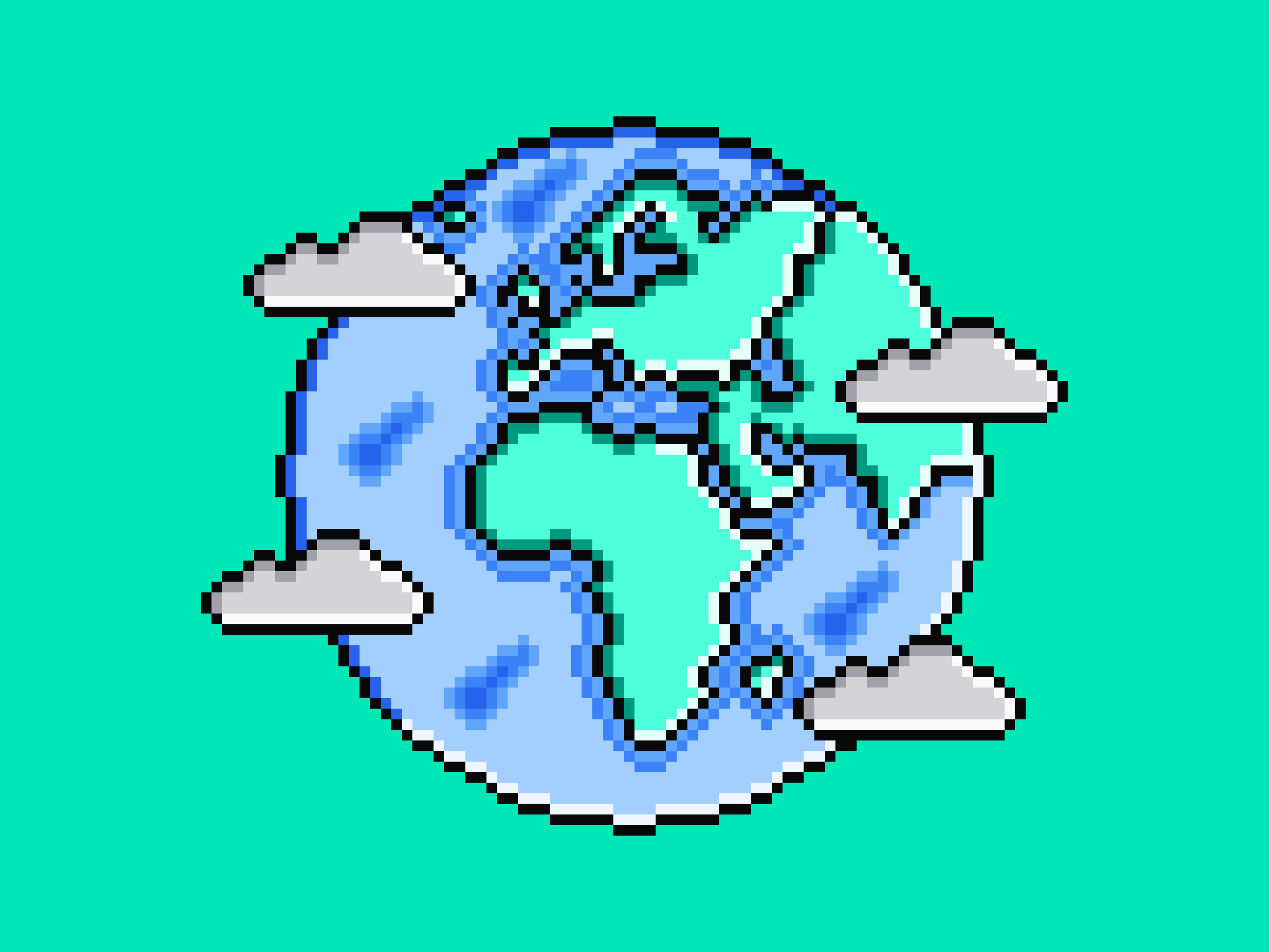 Pixel Globe globe illustration pixel world