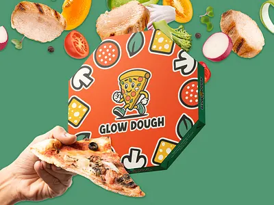 Pizza box packaging for pizzeria branding bold box brand design brand designer brand identity branding cafe delivery food fun graphic design logo logo design logo designer logomark logotype packaging pizza pizzeria restaurant