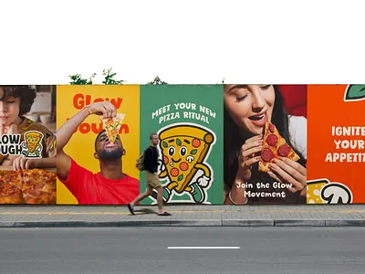Bold poster design for pizzeria branding banner bold brand design brand designer brand identity branding cafe delivery food fun graphic design graphic designer illustration logo logo design logo designer pizza pizzeria poster restaurant
