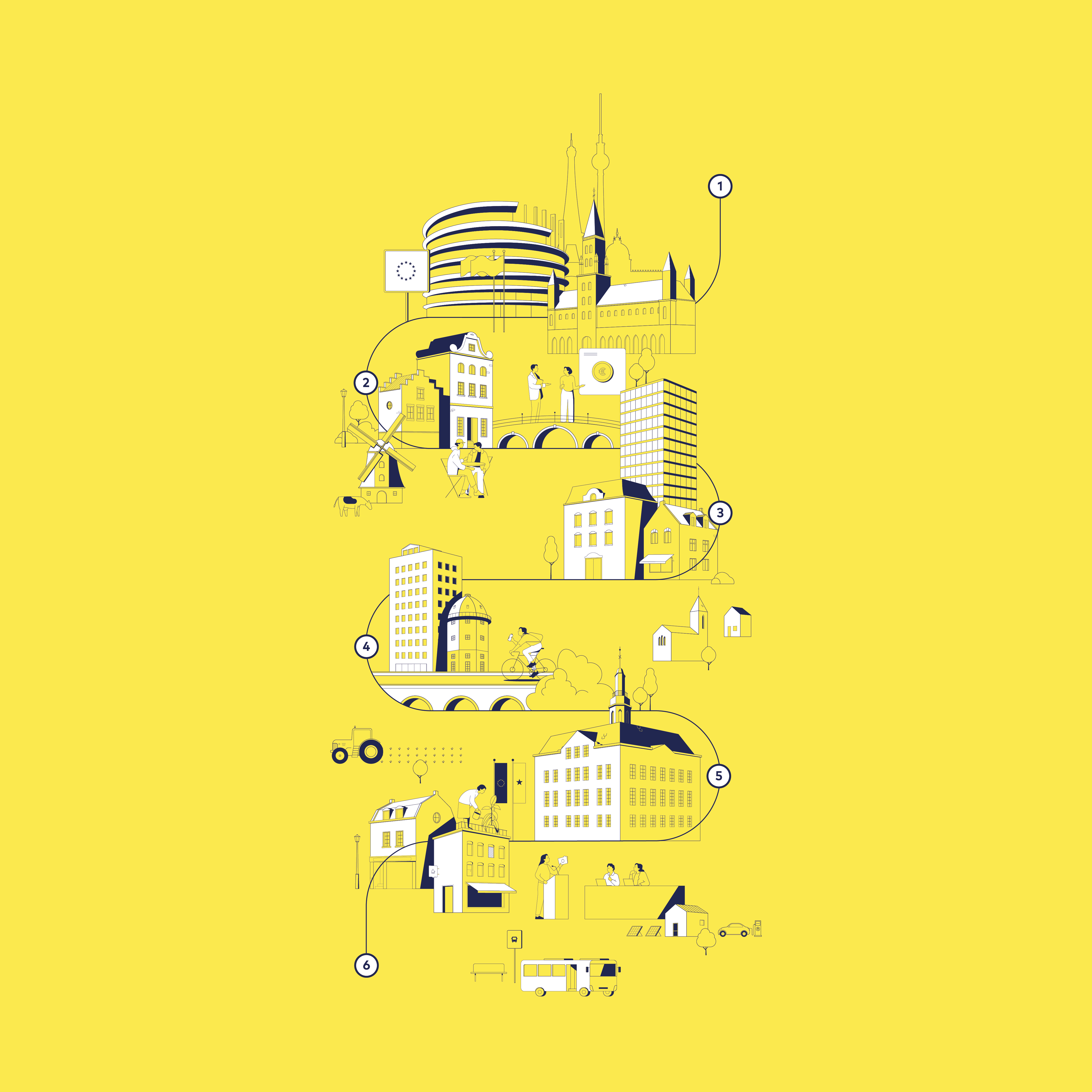 Illustrated poster design