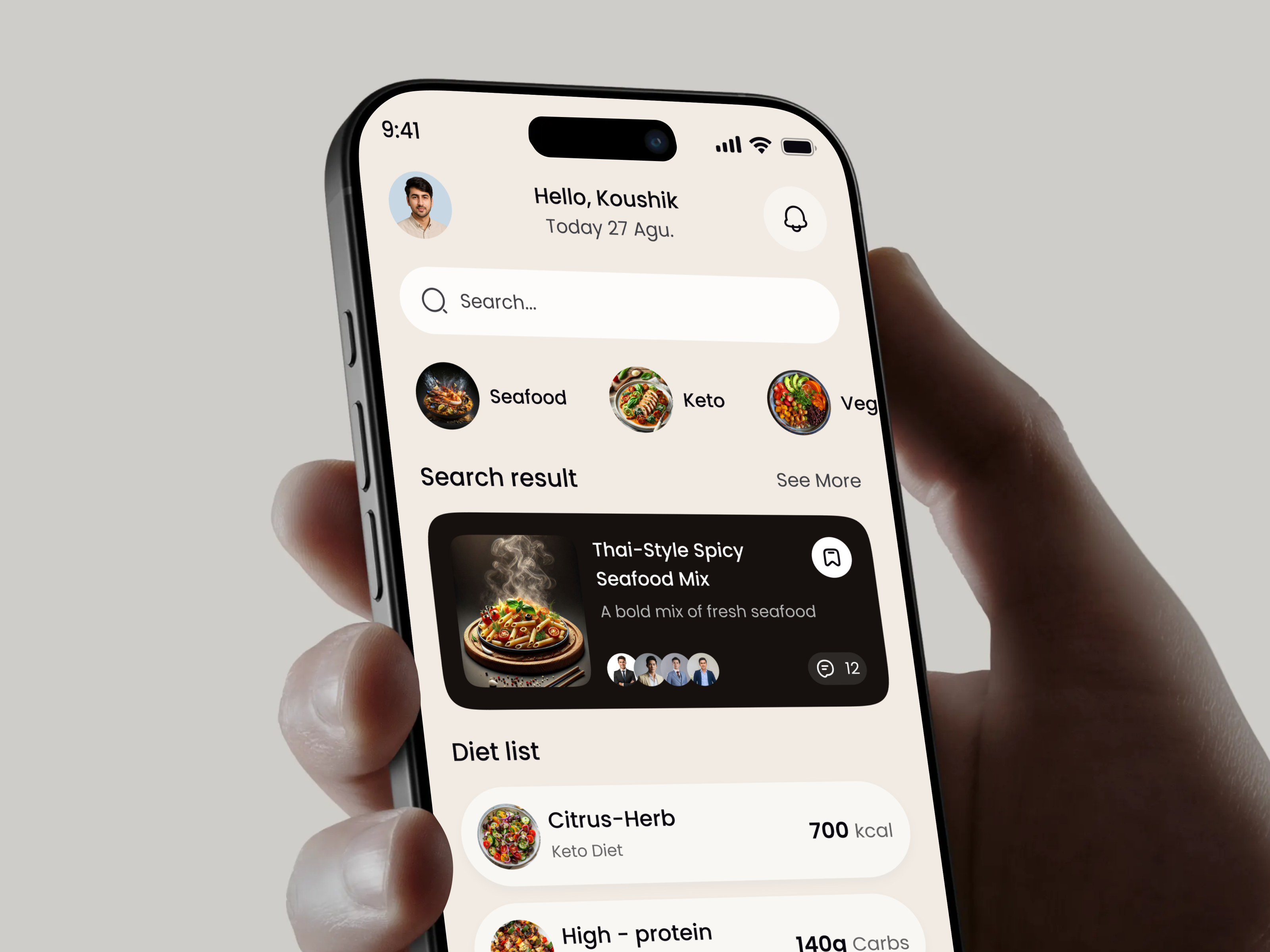 MacroMeal – Nutrition Tracking App app calorie counter clean mobile ui diet planner fitness app fitness tracking food tracking health dashboard healthy lifestyle ios app design meal planning meal tracker mobile app ui mobileapp modern app design nutrition app startup app ui ux design web wellness app